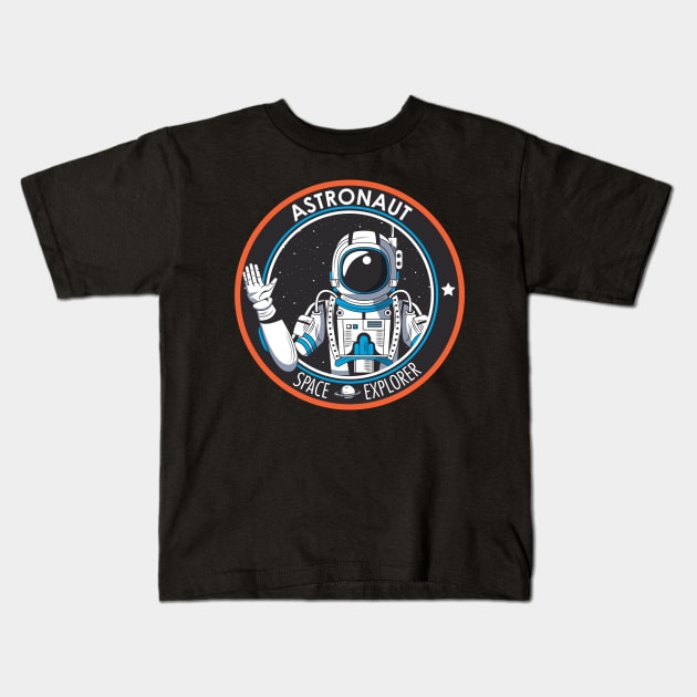 Space explorer Kids T-Shirt by Space heights